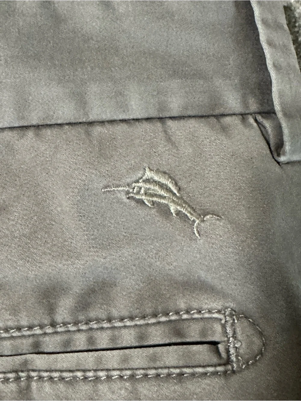 Tommy Bahama Men's Charcoal Gray Chinos